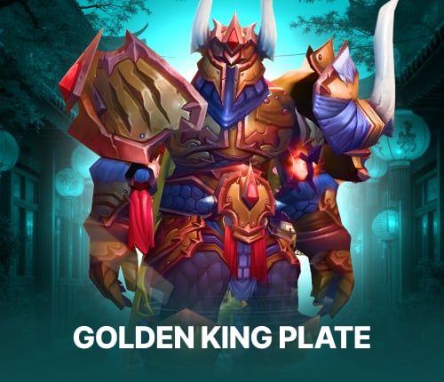 GOLDEN KING PLATE TRANSMOG PREORDER
